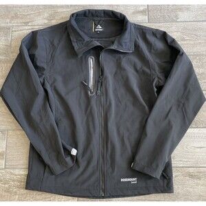 Matterhorn softshell jacket mens xl black windbreaker waterproof EUC